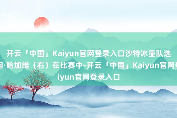 开云「中国」Kaiyun官网登录入口沙特冰壶队选手侯赛因·哈加维（右）在比赛中-开云「中国」Kaiyun官网登录入口